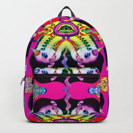 Infinity Backpack | Blood, Pattern, Popsurrealism, Digital, Rainbow, Tentacles, Trip, Neon, Acid, Woman 