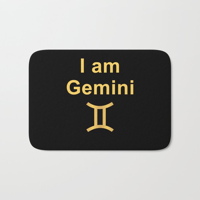 Gemini Star Sign Gift Bath Mat