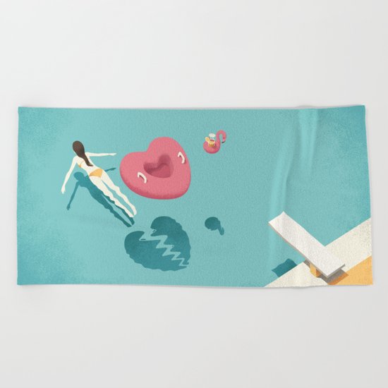 Breaking Beach Towel