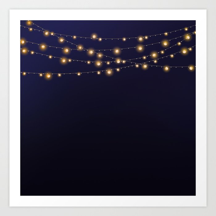 modern string lights