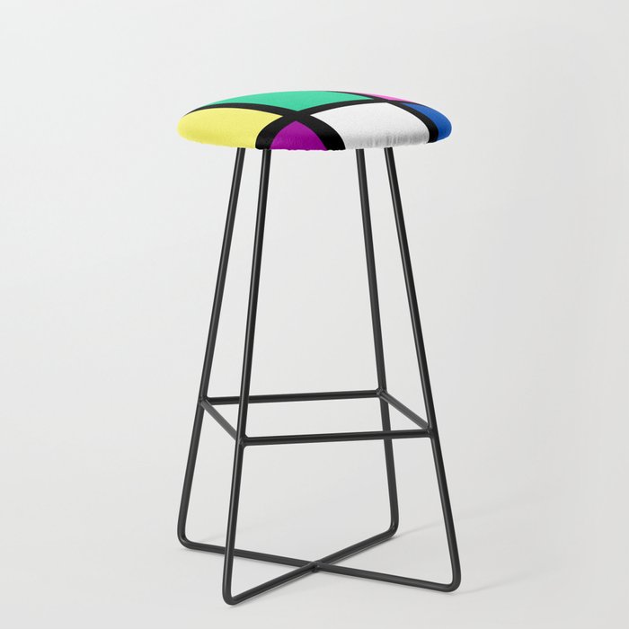 80s Retro Vintage Inspired Bar Stool by Julie W Wenarts Society6