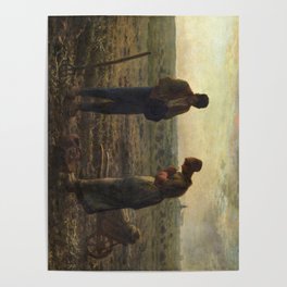 The Angelus by Jean Francois Millet Poster