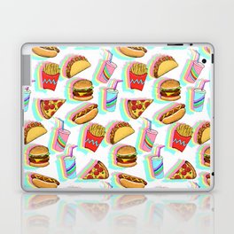 Rainbow Fast Food Laptop Skin