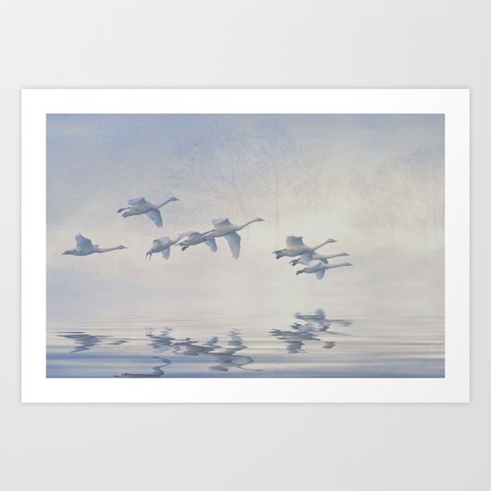 The landing party Art Print