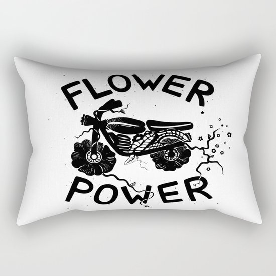 Floral Fuel Rectangular Pillow