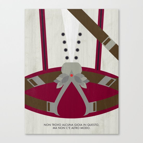 Video Game Poster: Assassin Canvas Print