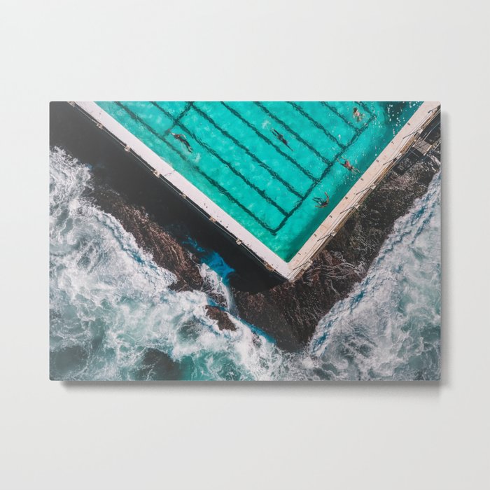 The Pool Metal Print