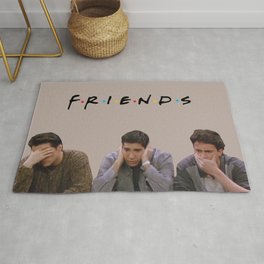 The One with Joey, Ross and Chandler face's. Rug