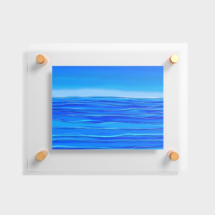 Always Sea in the Background ... Floating Acrylic Print