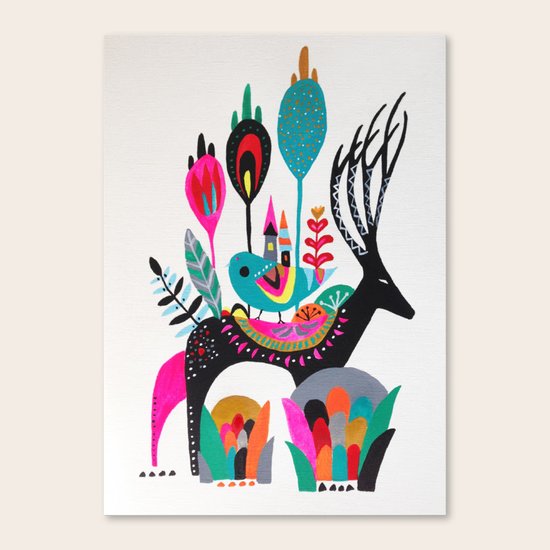Move house Canvas Print
