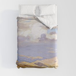 From Jerusalem, John Singer Sargent, Watercolor Landscape, Historic Classic Painting, 1905-1906 Duvet Cover