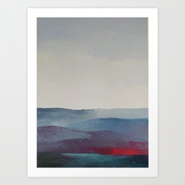 oil landscape Art Print