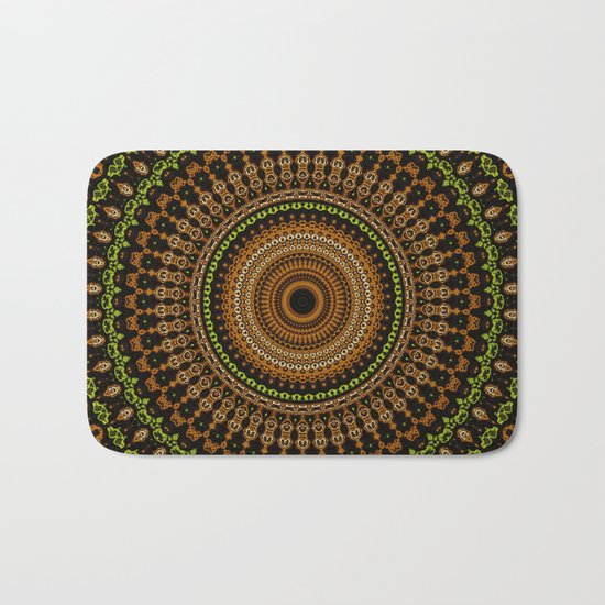 Fractal Kaleido Study 002 in CMR Bath Mat