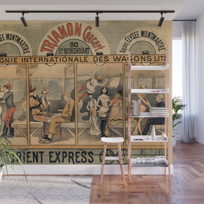 1896 Orient Express musical revue Paris Wall Mural