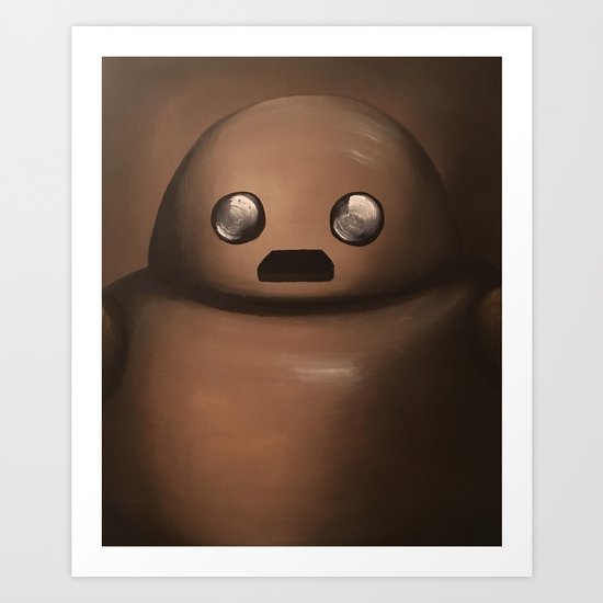 Herb the Portraitbot Art Print
