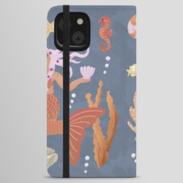 Mermaid Portrait iPhone Wallet Case