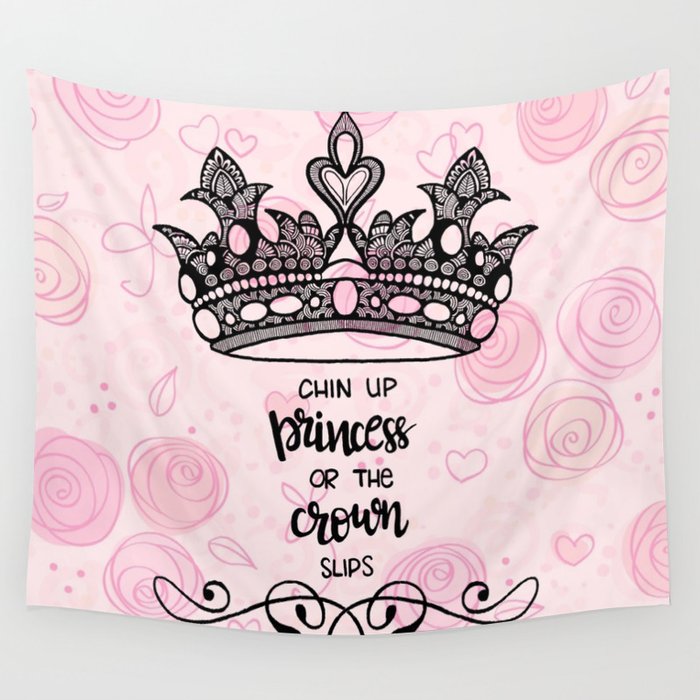Princess Crown Wall Tapestry