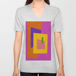 Color vitamins abstract V Neck T Shirt