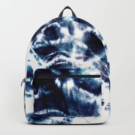 Tie Dye Sunburst Blue Backpack