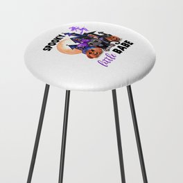 Halloween spooky little babe decoration Counter Stool