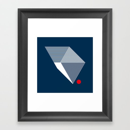 V like V Framed Art Print