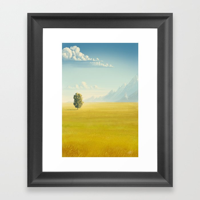 Peaceful Valley Framed Art Print