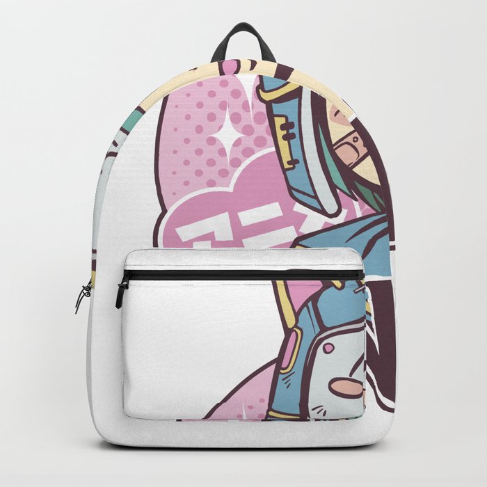 Cute Kawaii Anime Girl in Neko Costume Backpack by N0mAdsLAnd Society6