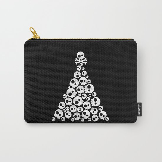 Skulls Christmas Tree Carry-All Pouch