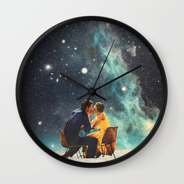 I'll Take you to the Stars for a second Date Wall Clock
