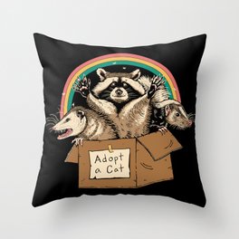 Funny Badger Clothes I Like Maybe 3 People Quote Badger Throw Pillow Multicolor 16x16