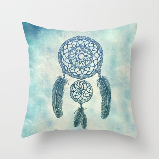 Double Dream Catcher Throw Pillow