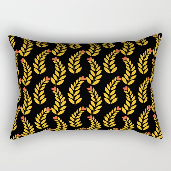 leaf pattern 1 Rectangular Pillow