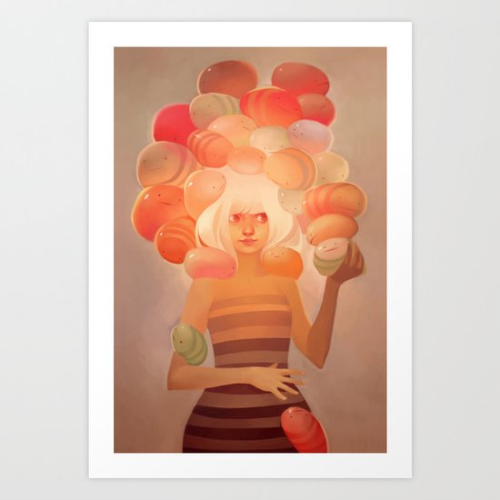 Glow Art Print