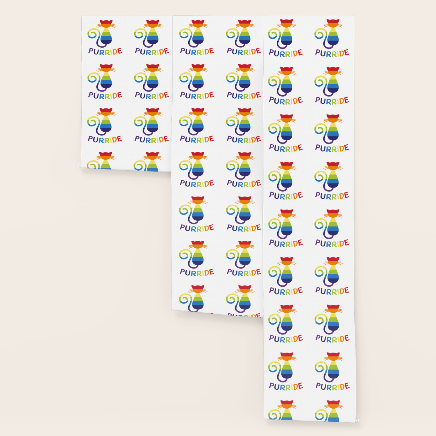 Pride Colorful Lgbt Ca Rainbow Cat Lover Gift Wallpaper By Magnum
