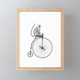 bike monkey 2 Framed Mini Art Print