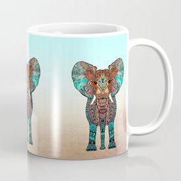 BOHO SUMMER ELEPHANT Coffee Mug