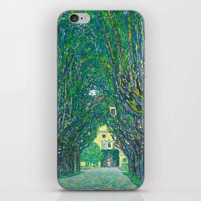 Gustav Klimt , Avenue in the park in front of Schloss Kammer iPhone Skin