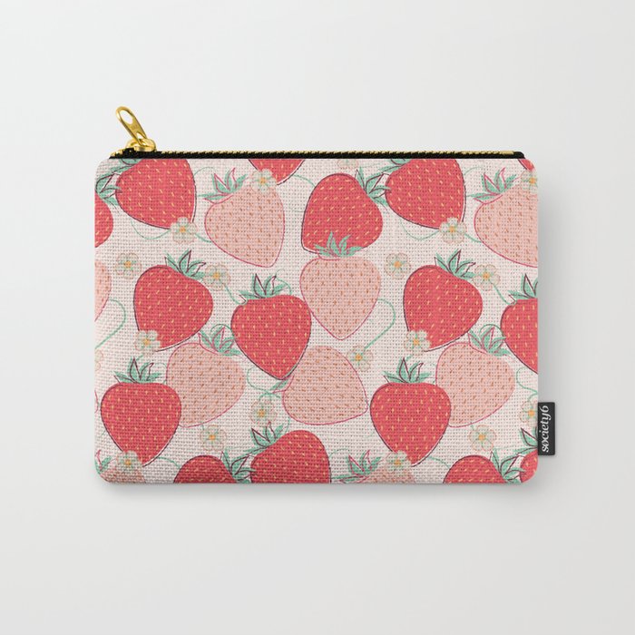 Strawberry Patch Carry-All Pouch