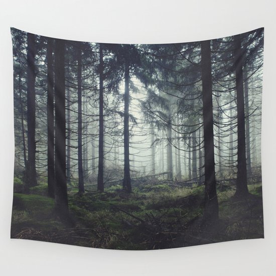 Through The Trees Wall Tapestry