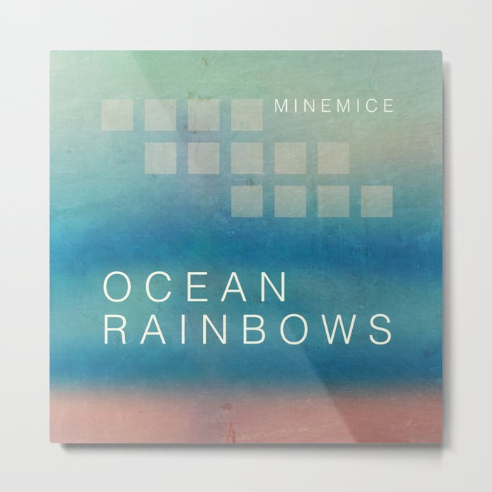 Ocean Rainbows Metal Print