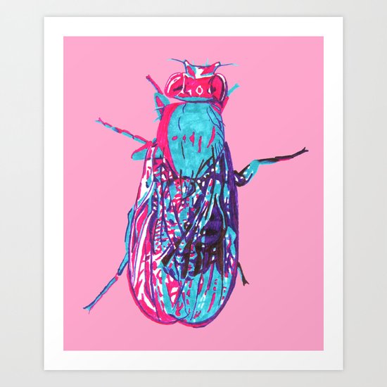 Fruit Fly Art Print
