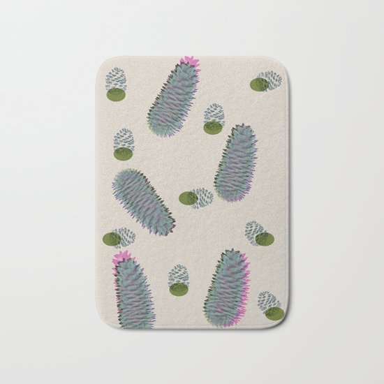 Pine cone Bath Mat