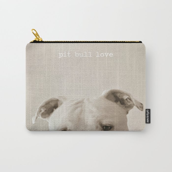 Pit bull love  Carry-All Pouch