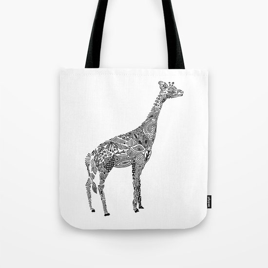 Designer Giraffe Tote Bag