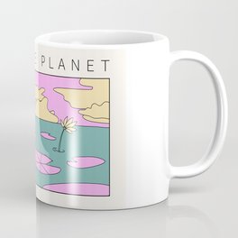 Save The Planet - Dreamy Gradient Landscape Design Coffee Mug