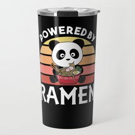 Ramen Japanese Noodles Sweet Panda Eats Ramen Travel Mug
