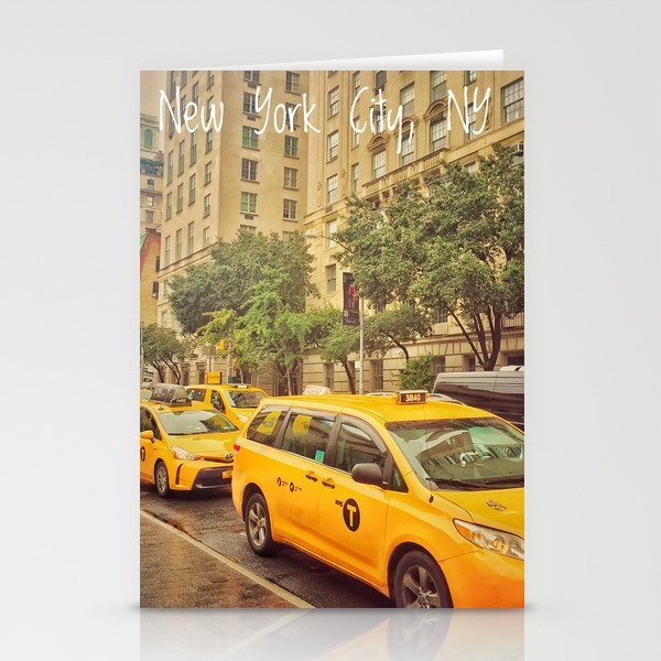 New York City Cabs Stationery Cards