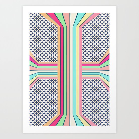 pop cross Art Print