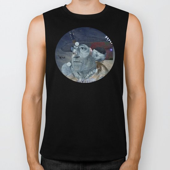 100 DM Collage Biker Tank