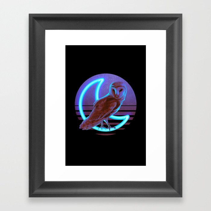 Night Owl Framed Art Print